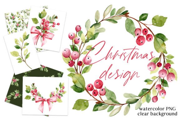Christmas Design Watercolor Set