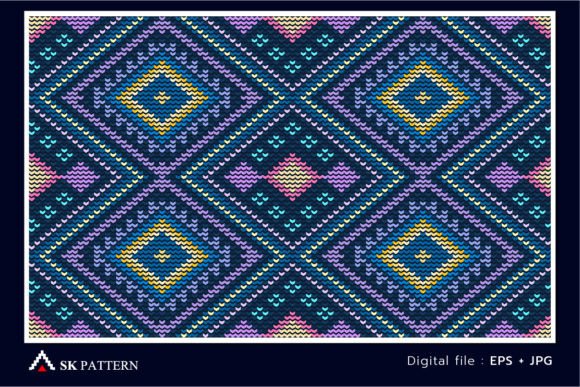 Embroidery Abstract Navajo Style Design: A Versatile Art Form for Creative Projects