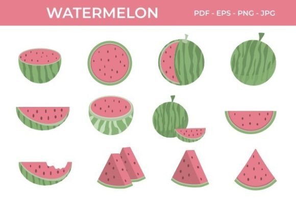 Exploring the Watermelon Fruit Collection: A Creative Resource for Designers and Artists