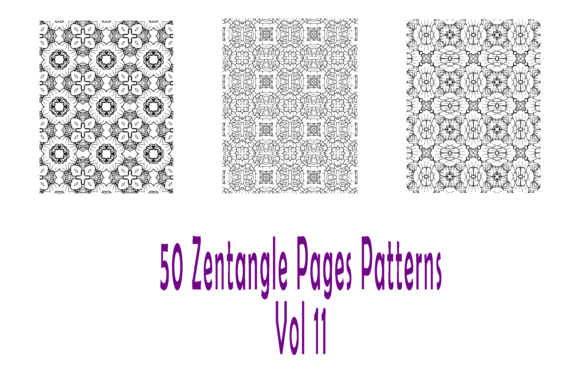 Exploring the World of 50 Zentangle Pages Patterns Vol 11: A Creative Resource for Adult Coloring Enthusiasts