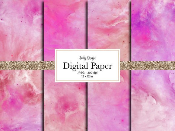 Pink Violet Alcohol Ink Digital Paper: A Creative Tool for Modern Design Workflows