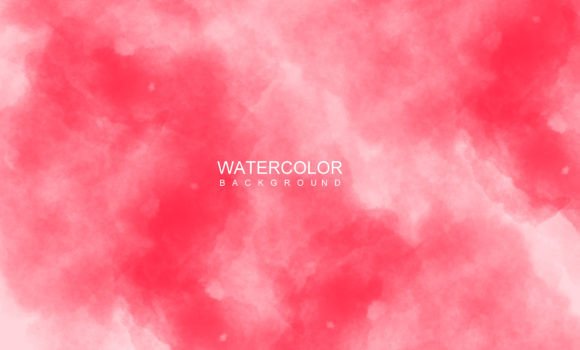 Red Rose Watercolor Background