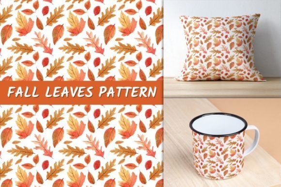 Seamless Fall Leaves for Creative Projects
